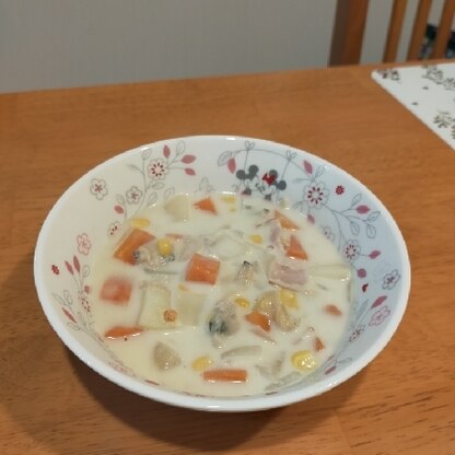 初めて作りましたが、美味しくできました！コーンを追加して、子供もよく食べてくれました。ありがとうございました！